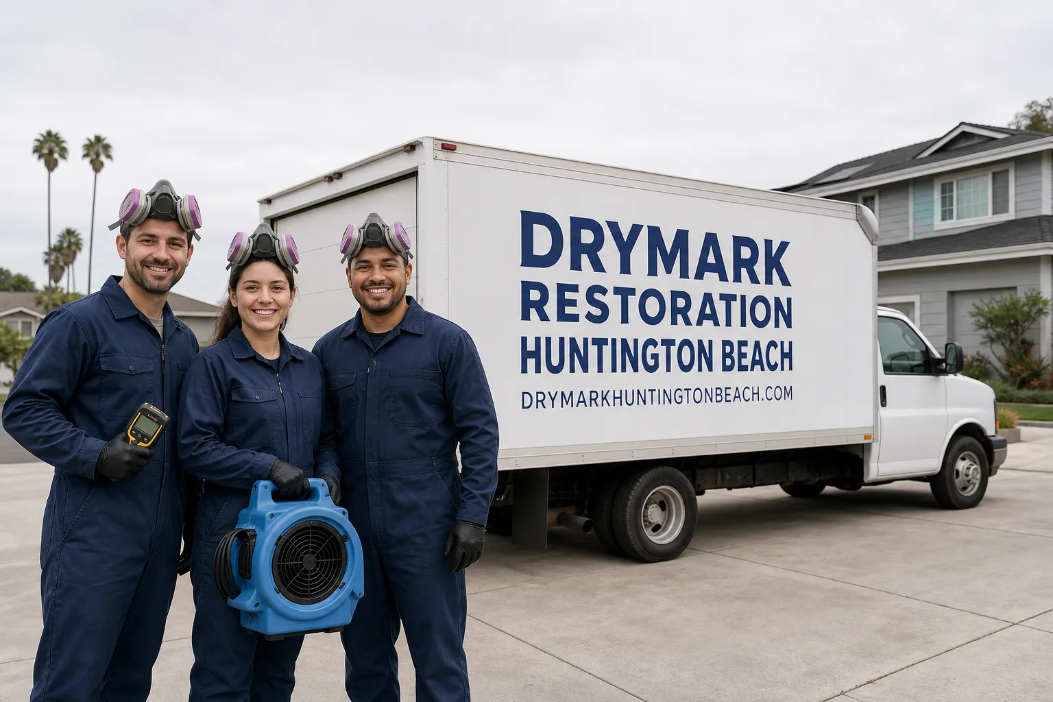DryMark Restoration Huntington Beach damage restoration team